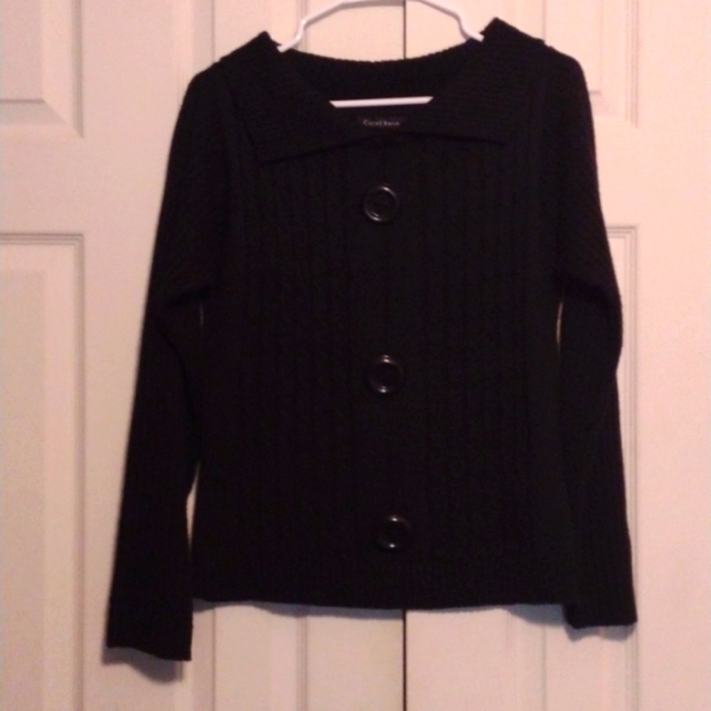 Carol Rose black Sweater size Med